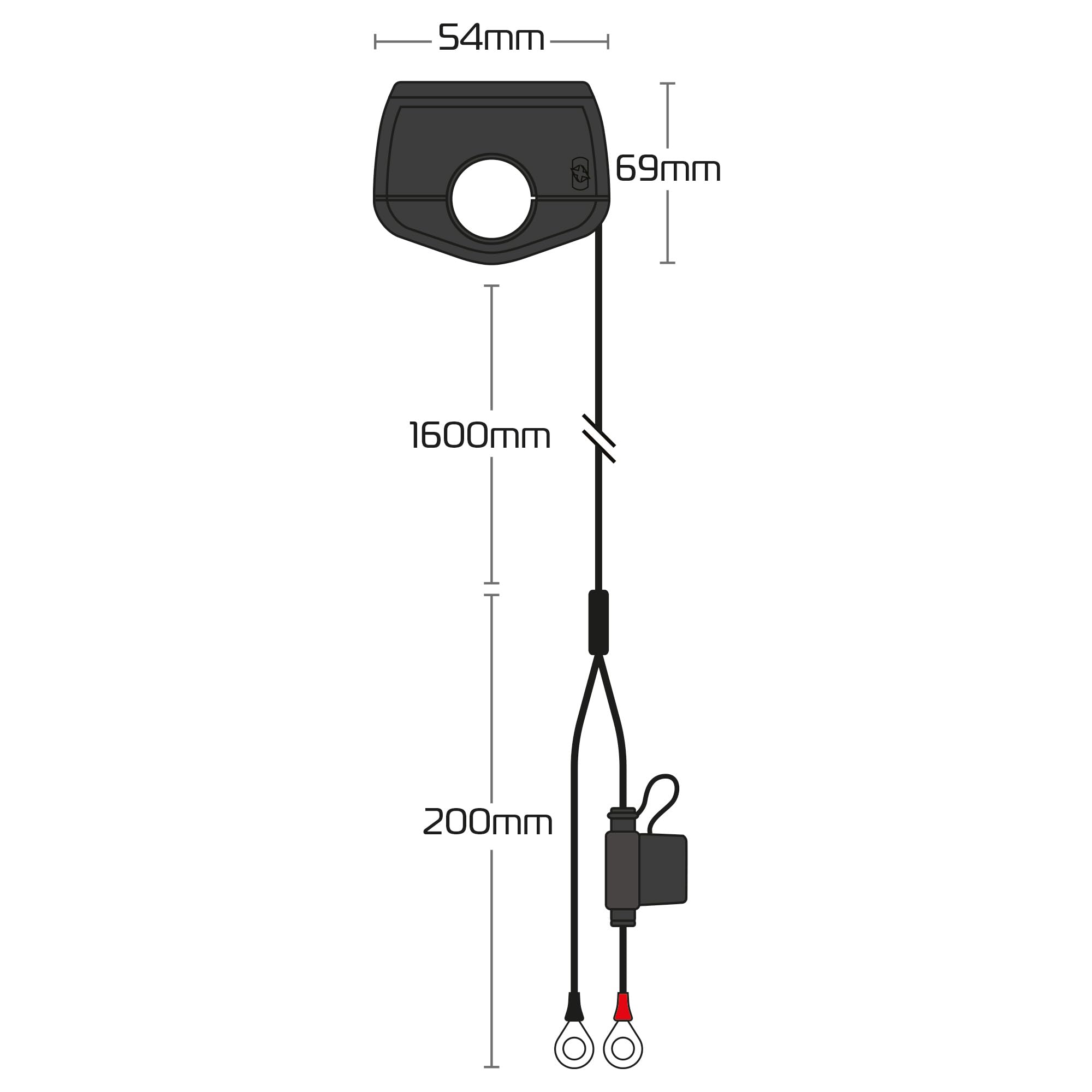 Slimline USB Typ-A & Type-C 3.0 AMP Charging Kit EL118 | Motorcycle Mobile Phone, SatNav, Tablet Charger