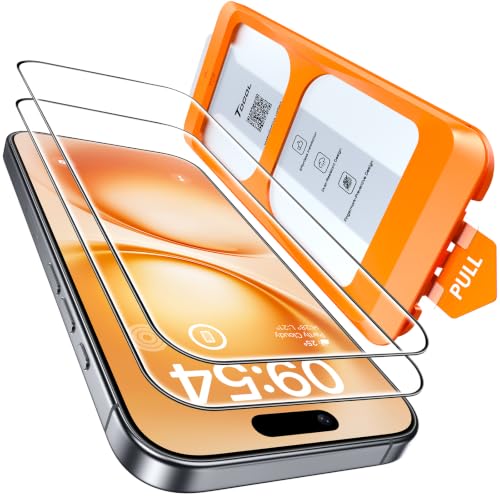 Image of TOCOL for 18 Pro Max Screen Protector, Easy Installation