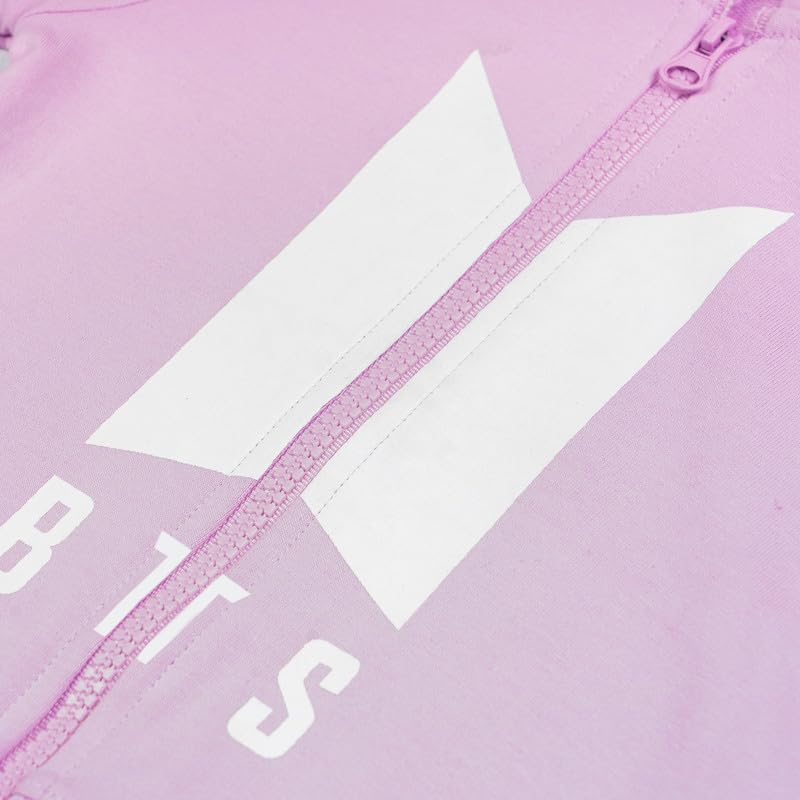 ARIEL Kids Cotton Fleece Full Sleeve Hoodie Sweatshirt for Boys and Girls (BTSBABYHOODLILC-56YRS) Lilac - Image 2 thumbnail