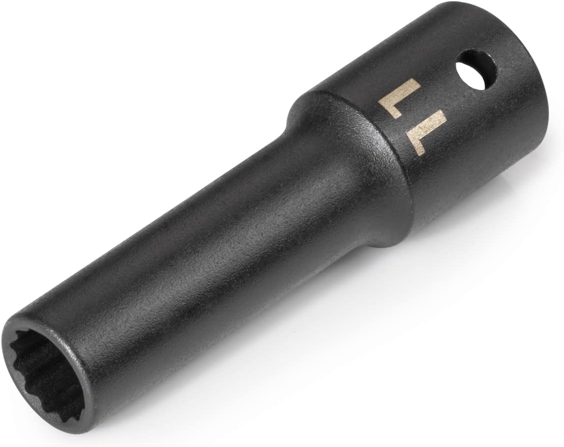 TEKTON 1/2 Inch Drive x 11 mm Deep 12-Point Impact Socket | SID23311
