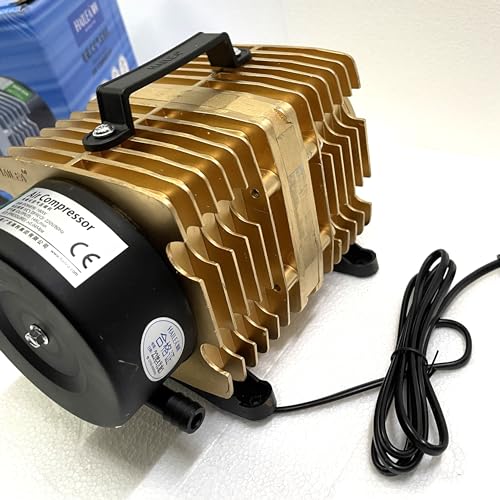 Image of ANMSALES Hailea ACO-009E Magnetic Air Pump AC Series for Pond,Biofloc,Fish Tank,Aquarium,Hydroponics,Etc. (160WATT 145 L /MIN)