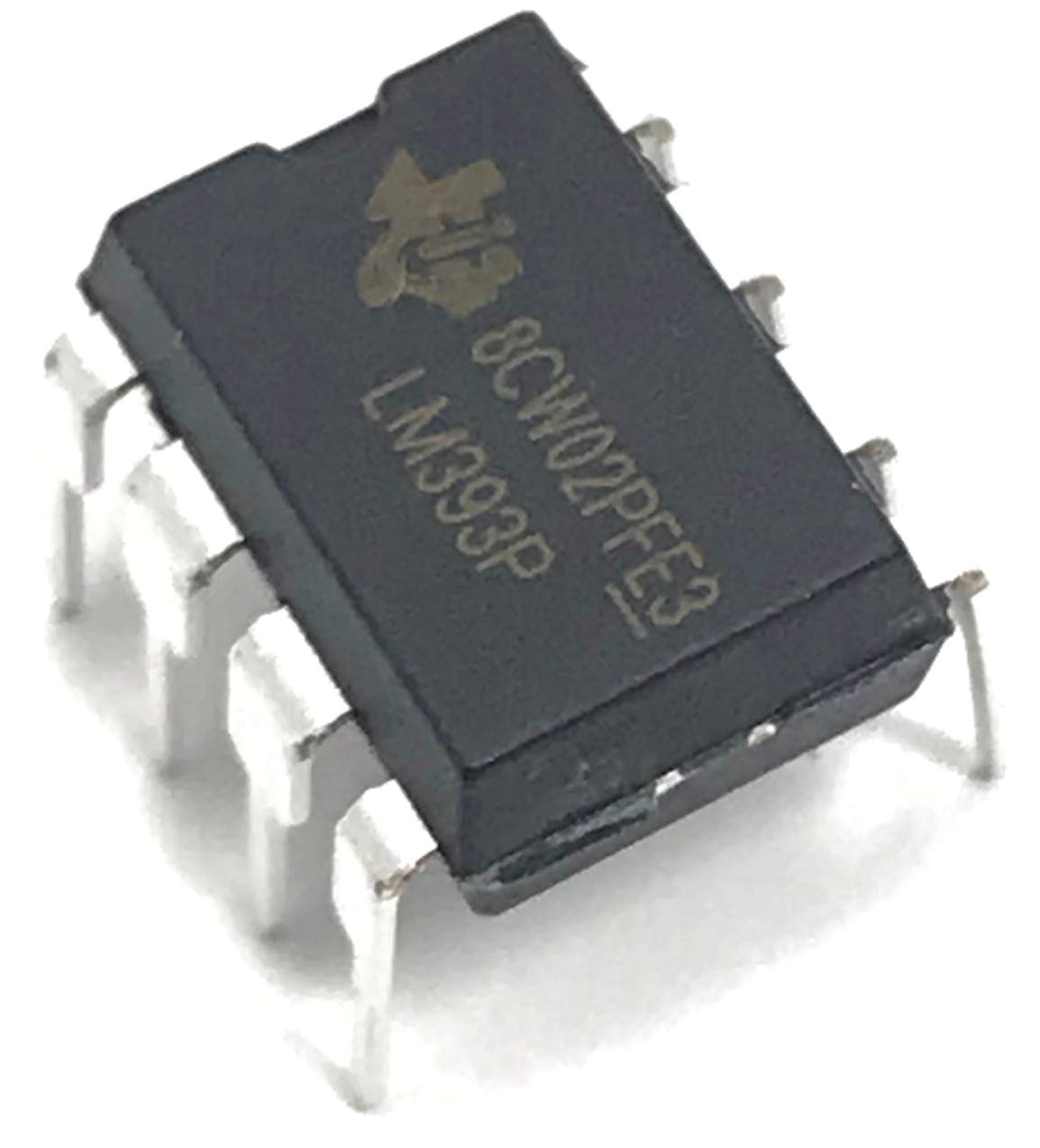 LM393P LM393 Dual Differential Comparators DIP-8 Breadboard-Friendly (Pack of 10)