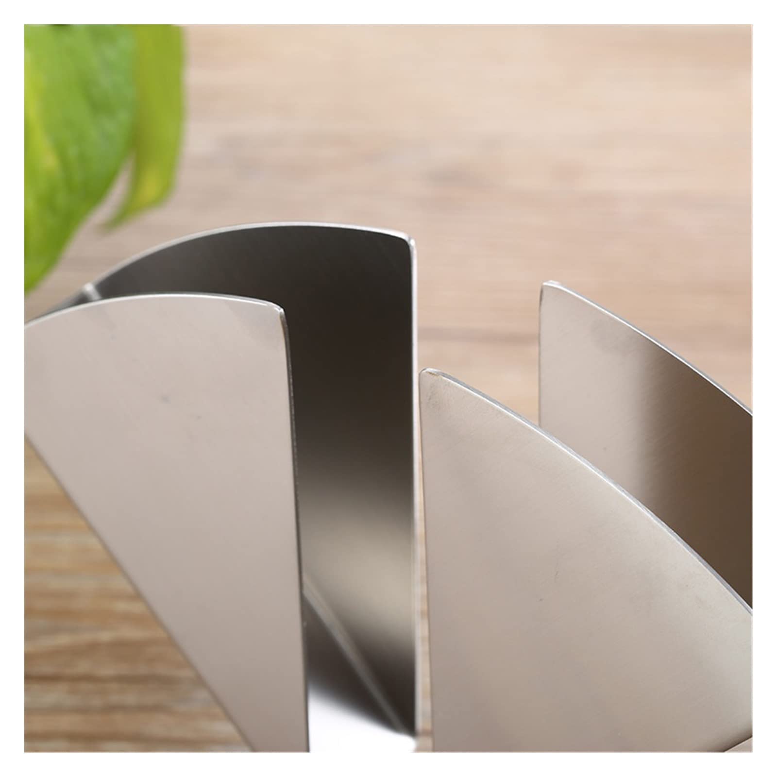 Lot De 2 Supports De Serviettes De Table Verticaux En Acier Inoxydable