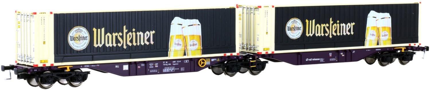 Mehano 28399 H0 Containerwagen Sggmrss'90 Warsteiner, RailRelease, Ep. VI