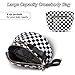 Small Crossbodybag for Women Trendy Nylon Bum Bags Plus Size Fanny Pack SlingBag BeltBag for Women Travel (Beige white grid) (beige)