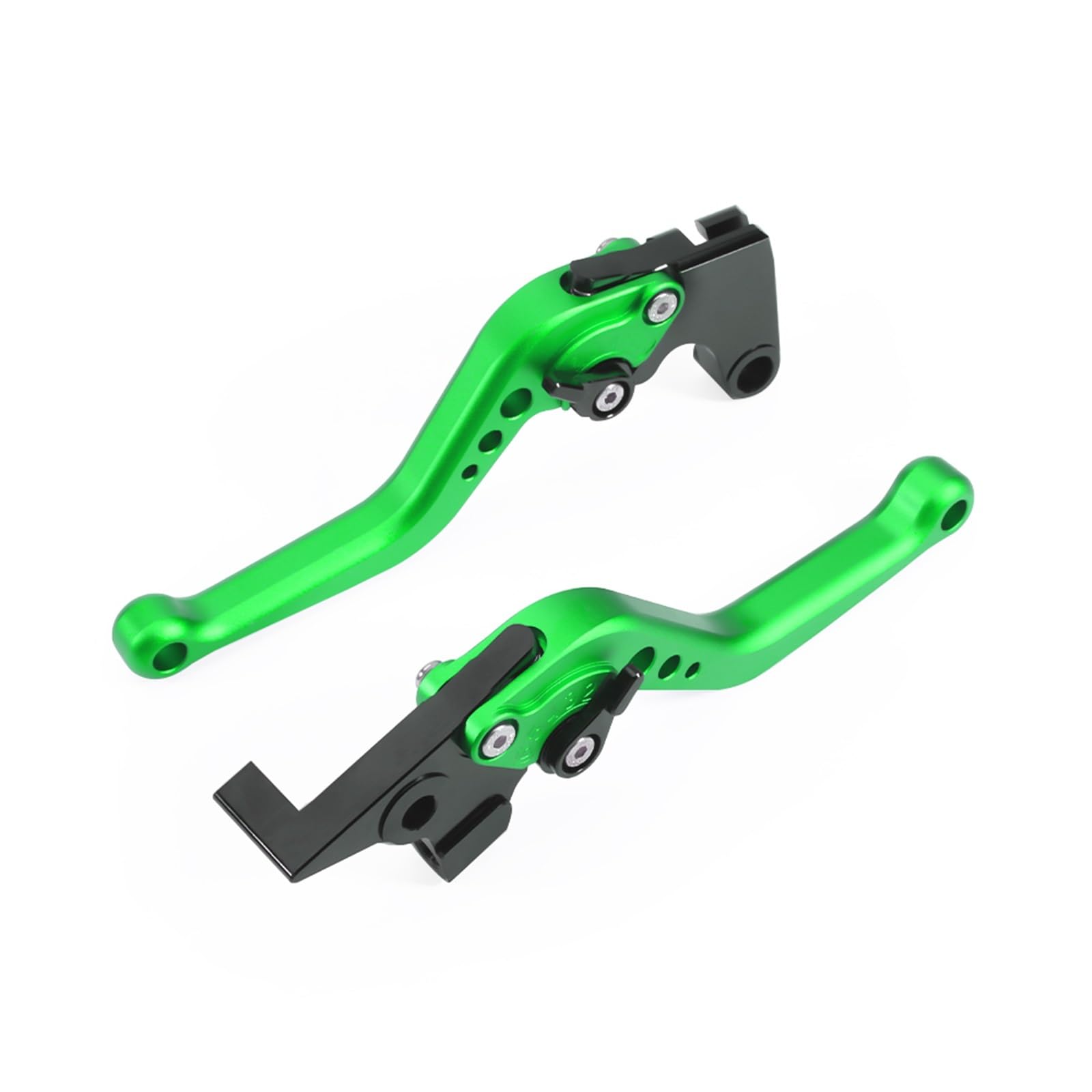 TINGYUS Motorbike Brake Lever for CB600F for CB900F for Hornet for CBR900RR Adjustable Short/Long Brake Clutch Levers(Short Green)