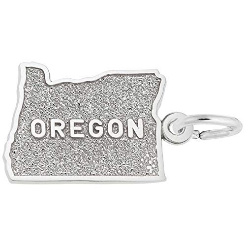 Rembrandt Charms Oregon Charm, Sterling Silver