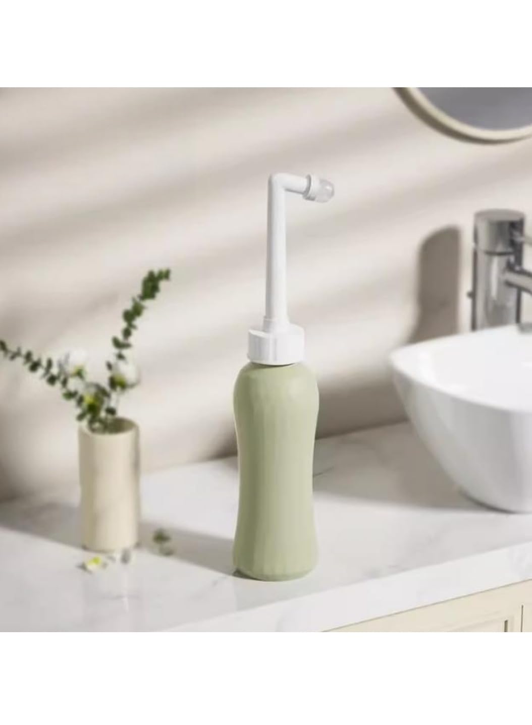 Upside Down Peri Bottle for Postpartum Care, 500ml, Washer for Perineal Recovery And Cleansing After Birth (green)