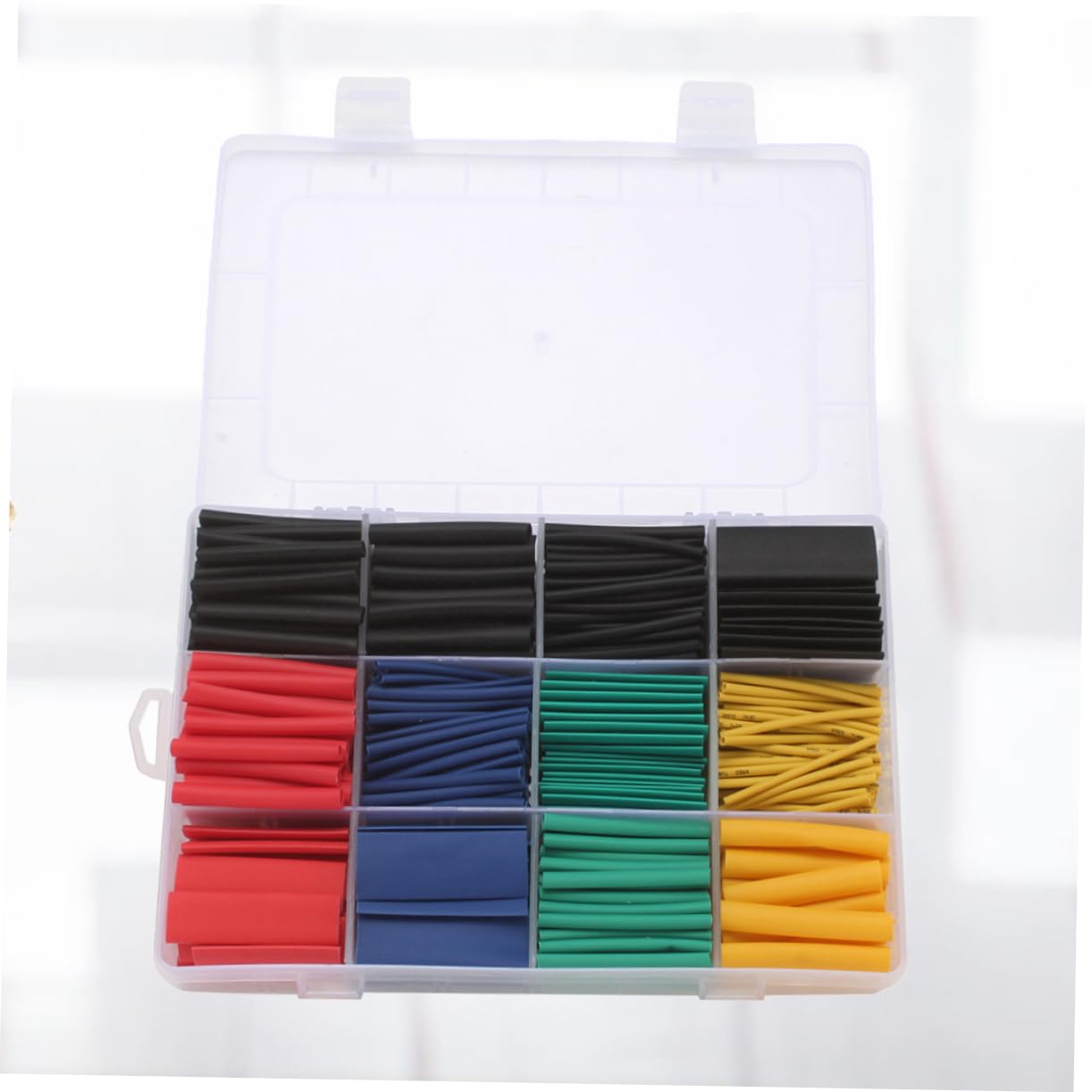 Cabilock 530pcs Polyolefin Heat Shrink Tube Kit Electrical Wrap Wire Cable Insulation Shrinkable Tubing for Home Outdoor
