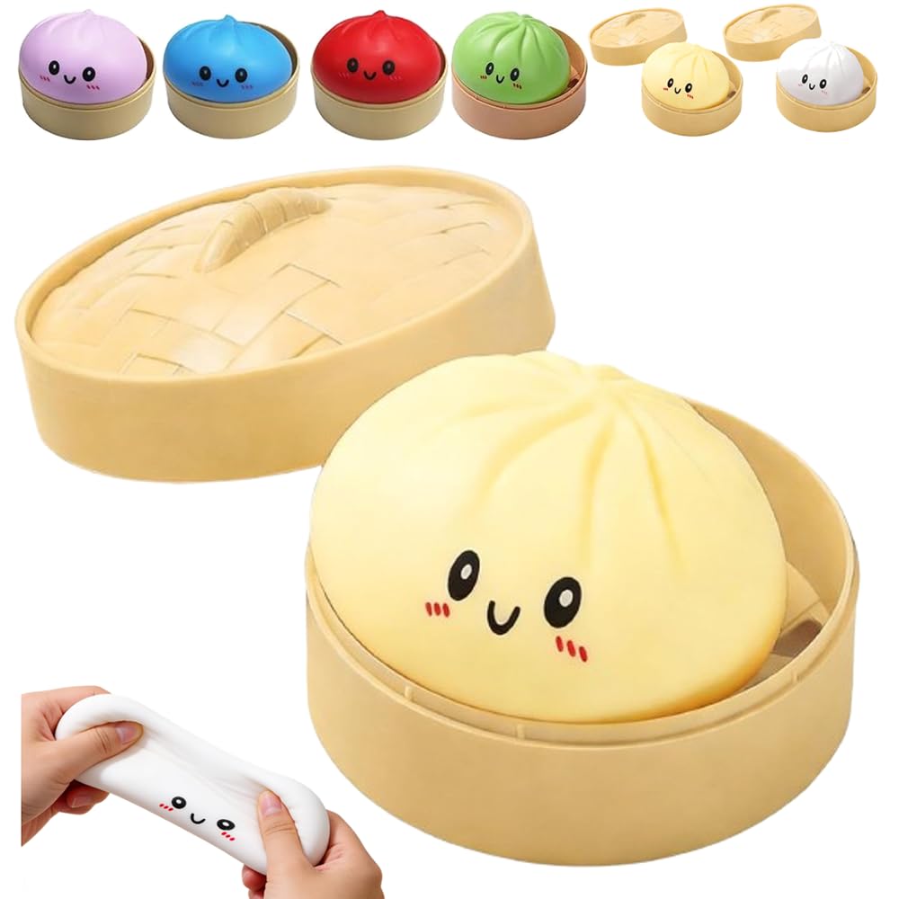 Giant Dumpling Squishy Mystery Dumpling Squishy 4 Rainbow Mystery Squishys Bun Jumbo Dumpling Stress Ball Anxiety Relief Fidget