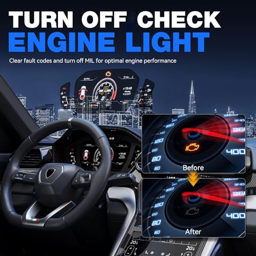 VDIAGTOOL VD30 Pro OBD2 Scanner, Car Diagnostic Tool for EOBD Cars, Fault Code Reader for OBD II Reset, OBD Scanner Live Data, Check Engine Light Error, I/M Readiness for All OBDII Protocol Vehicles - Image 2