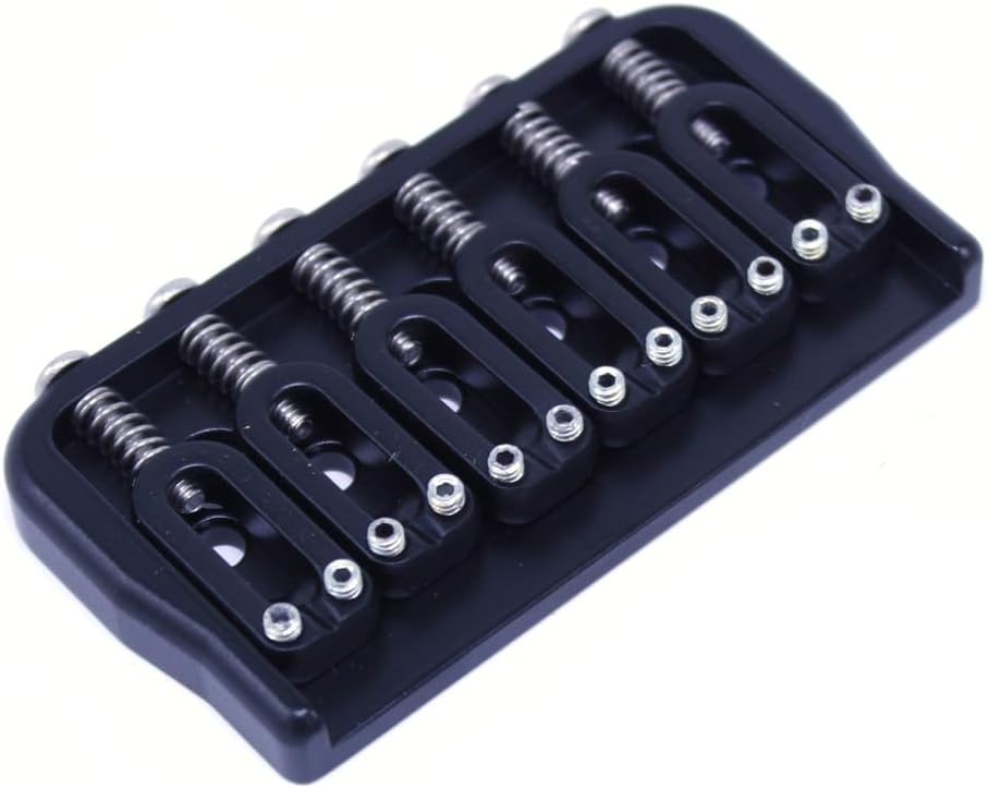 Hipshot 6-String US Fixed Guitar Bridge .125 Black