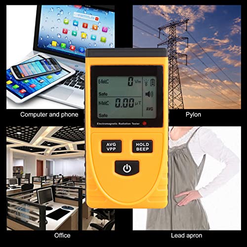 DOGOU EMF Meter EMF Detector Radiation Tester 5 With