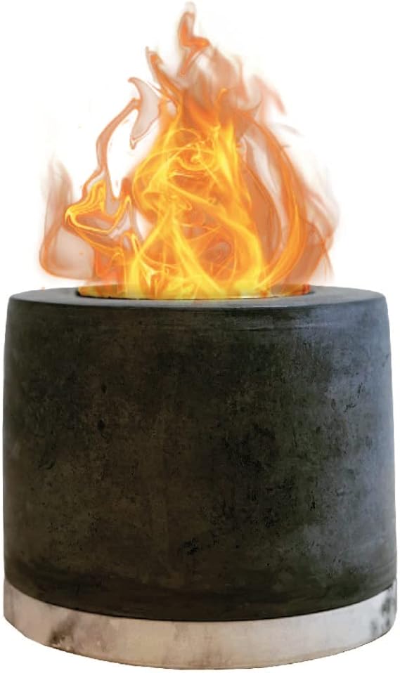 Roundfire Tabletop Fire Pit with Smores Kit Ethanol Fire