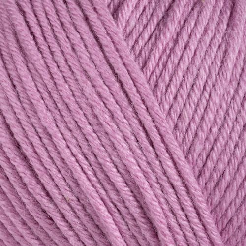 Image of Baby Cotton Blend Yarn - Soft Sport Weight Yarn for Crochet & Amigurumi - 50g /180yds - 60% Cotton 40% Acrylic - Ideal for Baby & Knitting Proj.(Pastel Violet, 1 Ball)