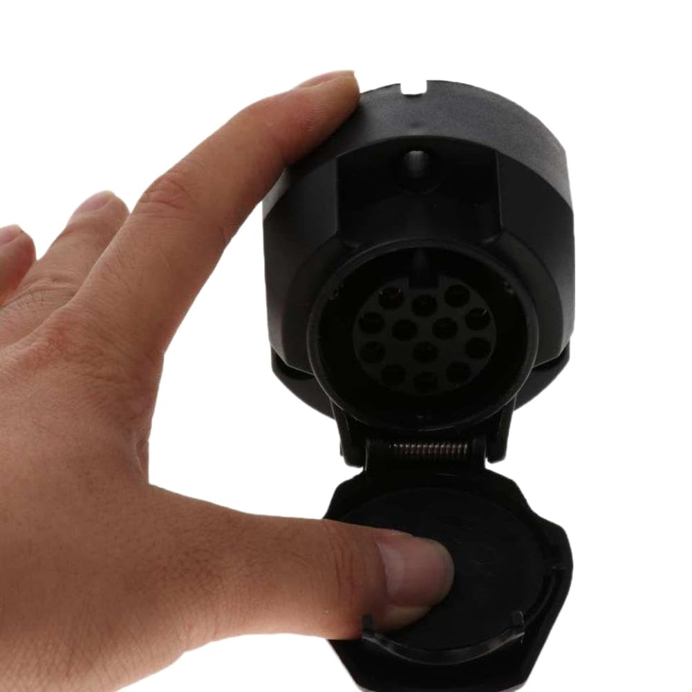 Conector de Enchufe para Remolque de Caravana y Barco de 13 Vías