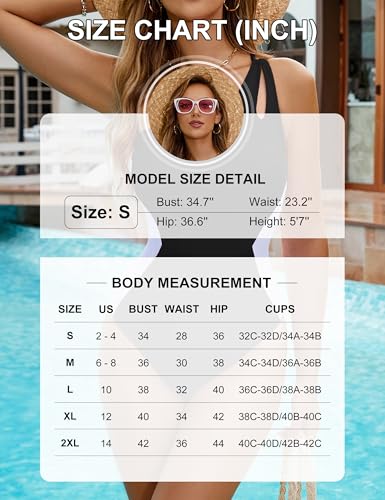 Image of Blooming Jelly Womens One Shoulder Swimsuits Tummy Control One Piece Bathing Suit Slimming Sporty Color Block Cute Swimwear
