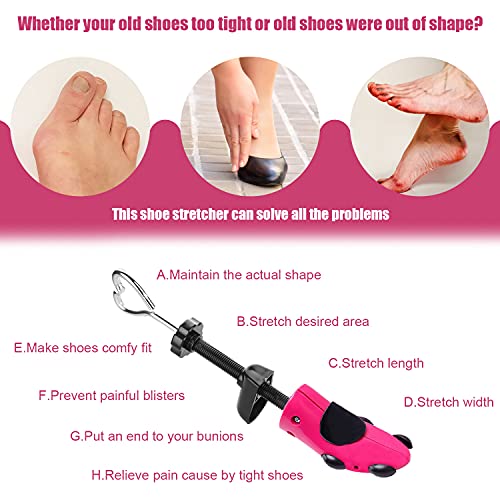 Kevenanna Shoe Stretcher With Shoe Horn Boot Shaper Stands And Carrying Bag Women's Shoes With 2 Air Purifying Bag #TOP2