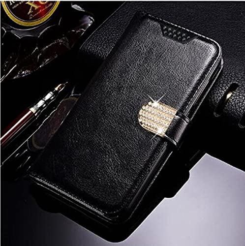 Accessories - Phone Case & Covers - Luxury Wallet PU Leather Case Cover For BQ 5590 5203 5202 5201 5059 5058 5057 5044 5037 5035 4072 5504 6015L 5591 5005L Case (Black AZ diamond For BQ 5203 Vision)