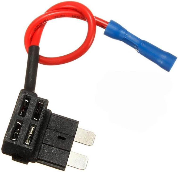 12V/24V Standard Car Fuse Holder 10A Add-a-Circuit TAP Adapter Mini/Small/Medium ATM APM Blade Auto Fuse with Holder(Color:Mini Type)