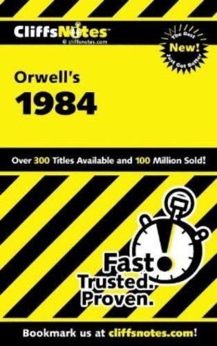 On Orwell's 1984 (Cliffs Notes) Trade Paperback... B01181Y208 Book Cover