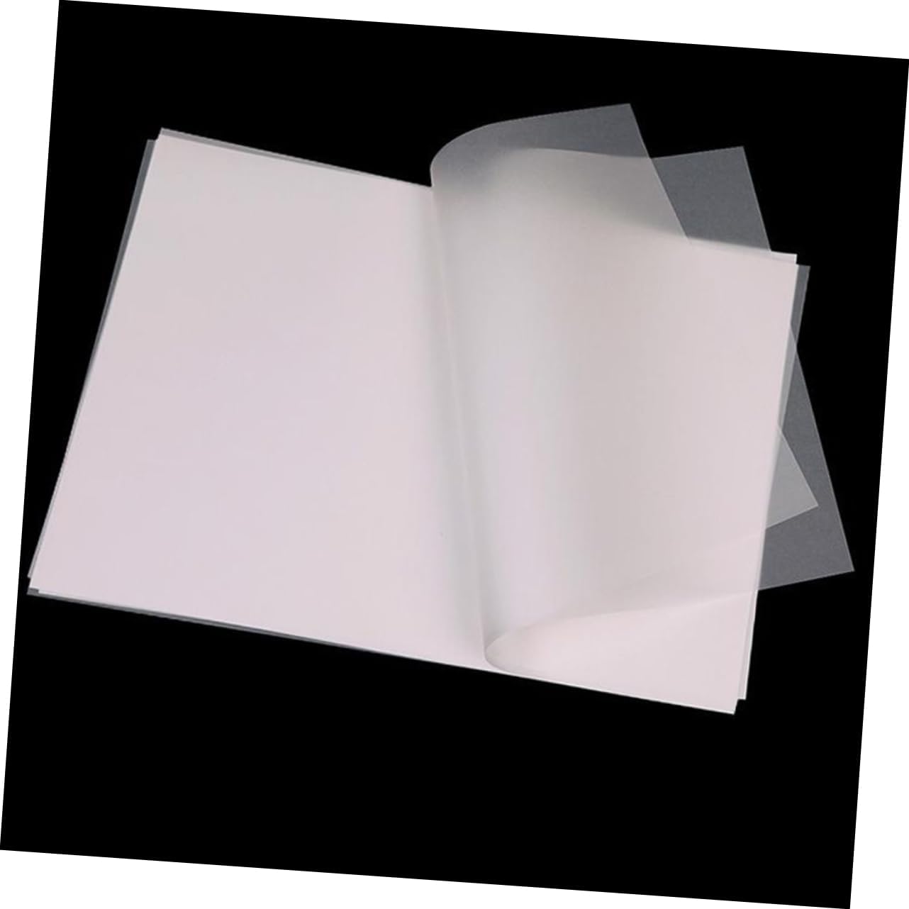 IWOWHERO 50pcs Tracing Paper Translucent for DIY Engineering Drawing Calligraphy Copy