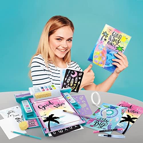Watercolour Studio, All-in-One Studio, 8 Paints, 15 Watercolour Sheets, 14 Tools + Accessories, Learn 6 Fun Techniques! For Ages 6+