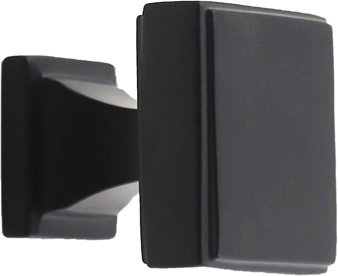 Madelyn Carter Danford 1.25" Solid Brass Cabinet Knob - Matte Black