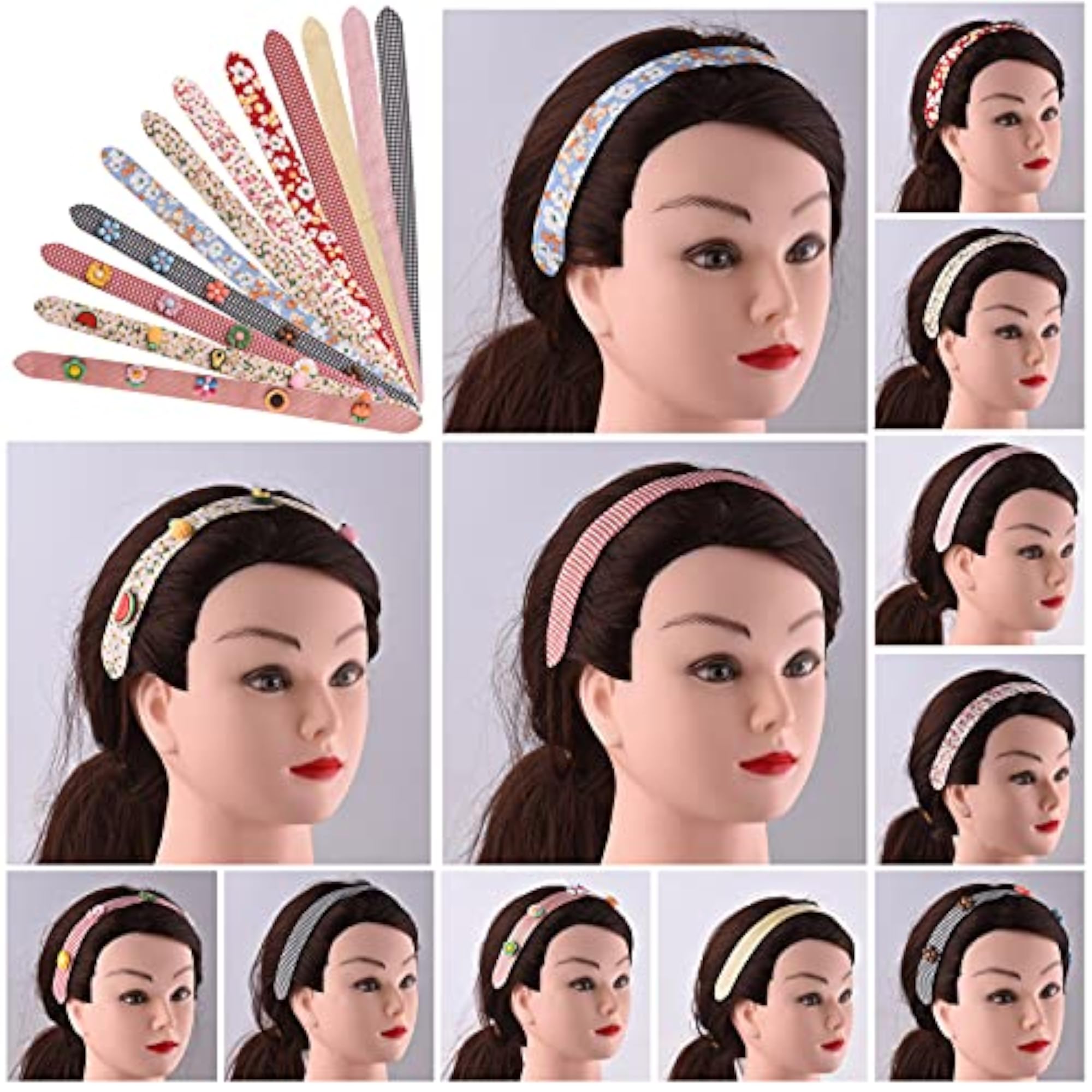 Magic Paste Fringe Hair Clips for Bangs, Set of 5