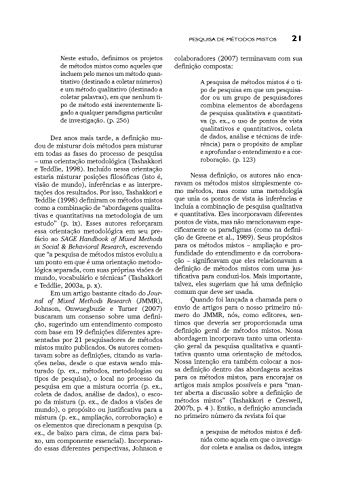 Pesquisa de Métodos Mistos