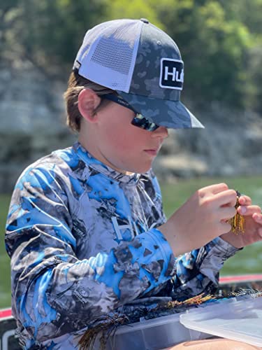 HUK boys unisex-child Pursuit Camo Shirt | Kid's Long Sleeve Performance Shirt3