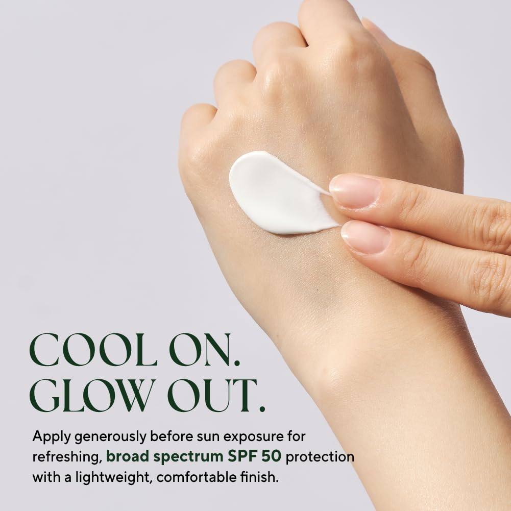 Iceland Moss Dew Sunscreen SPF 50 | Korean Lightweight Airy Sunscreen Texture | Cooling, Hydrating for Sensitive Skin | No White Cast 50 ml / 1.69 fl. oz.