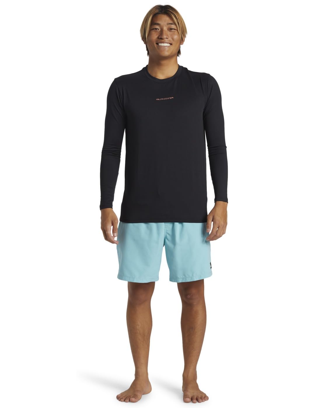 Quiksilver Everyday Surf Tee LS T-Shirt Uomo (Pacco da 1)
