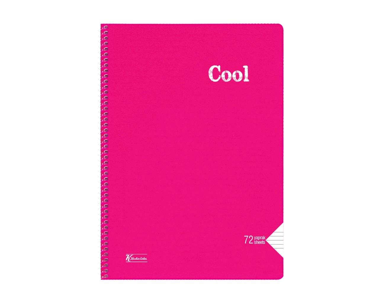 Cool 321611-99 - Cuaderno de espiral con tapa de polipropileno (72 hojas, tamaño A4)