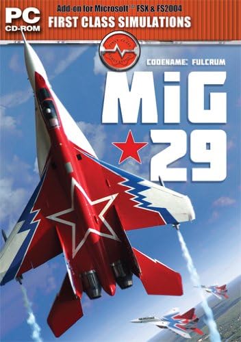 Mig-29 Fulcrum Add-on for Microsoft Flight Simulator FS2004 and FSX - PC