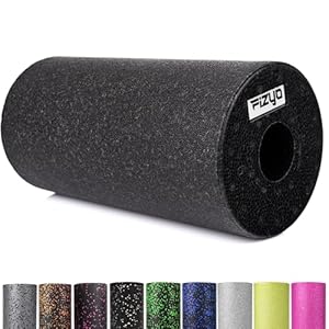 Rouleau de fascia pour le fitness, le yoga et la rééducation, rouleau d&rsquo;automassage pour le dos et la colonne vertébrale, Foam Roller en mousse EPP moyennement dure