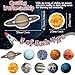Eersida 50 Pcs Solar System Mini Eraser Novelty Space Erasers Small Rubbers Bulk for Home Office Party Favor Gift Filling Homework Reward Prizes Gifts, 10 Styles
