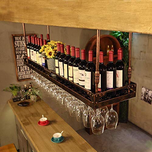 Étagère de rangement vintage L80cm pour créer un coin bar salon - 4