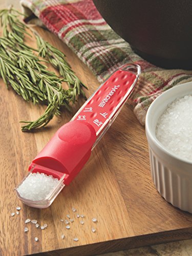 Kitchenart Adjust-A-Teaspoon, Plastic, Red #TOP2