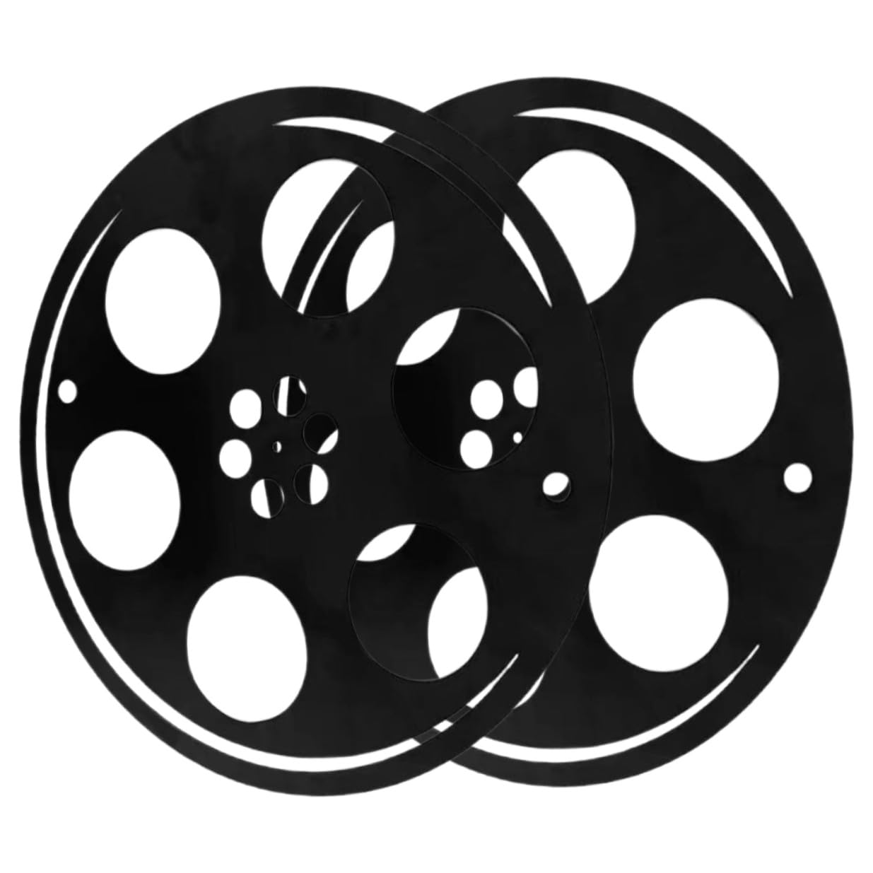 Bobines de film cinéma décoration murale salon et objet rétro pour fête vintage