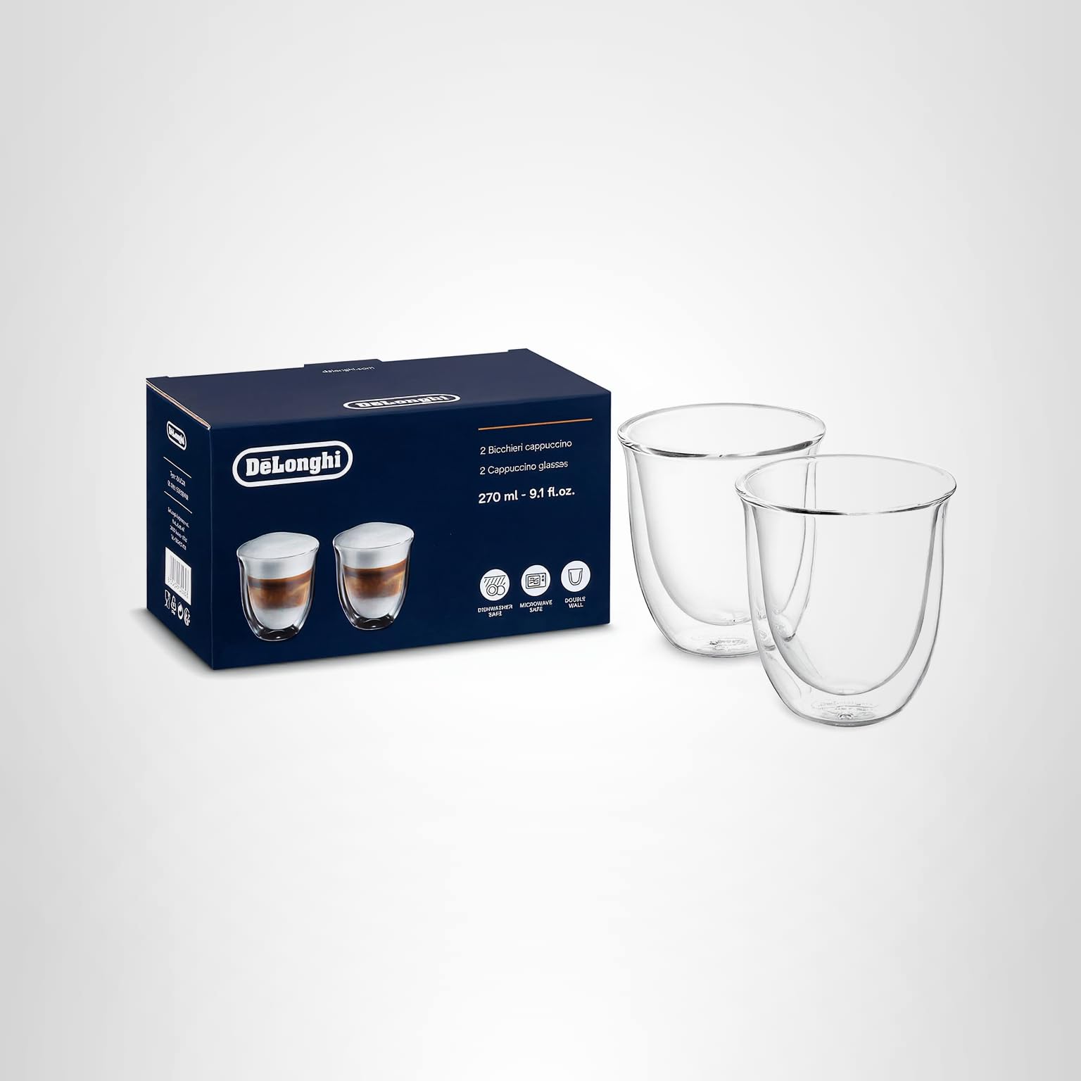 Amazon | De'Longhi (デロンギ) ダブルウォールグラス DWG2S-190