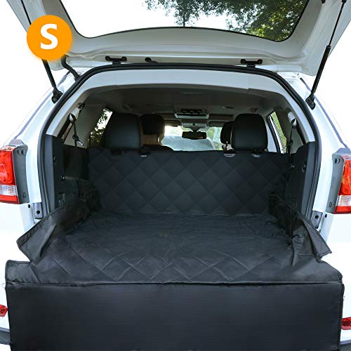 CCJK Dog Car Seat Cover & Cargo Liner Rear Bench,Waterproof Pet Cover Dog Seat Cover Mat with Machine Washable &Nonslip ,Convertible Hammock Shaped for Cars SUV Trucks(Small)