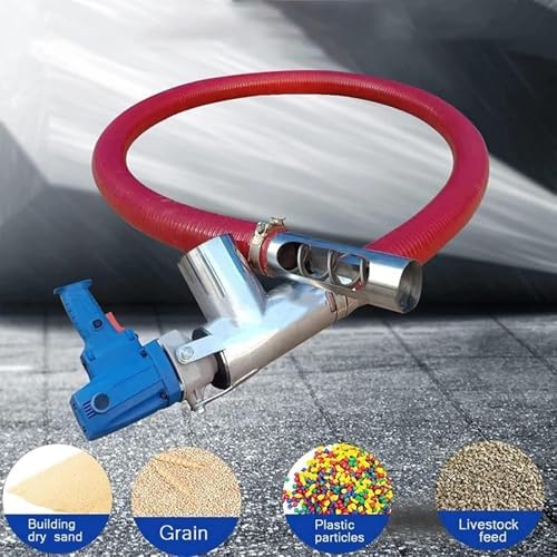 Portable Grain Suction Pump - 1.5m Screw Conveyor for Efficient Grain Transport - High Suction Power for Home & Agricultural Use - Ideal for Factories & Farms