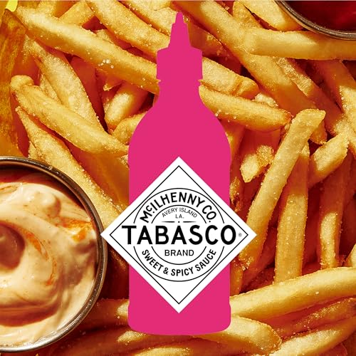 Image of TABASCO Brand Sweet and Spicy Hot Sauce, Mild Heat, Bulk Plastic Jug, Balance of Sugar & Spice, Versatile, Perfect for Large Recipes, Great on Fish Tacos, Asian Food & More, 64 Fl Oz (Pack of 1) | Value Size Hot Sauce, Balanced Sweet & Spicy Sauce, Great with Fish Sauce, on Tacos, Salads, Asian Food & More
