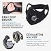 PISIQI Dust Mouth Face Cover Half Face Sports Face Protections Anti Dust Face Mouth Riding Cover with Valve Reusable Breathing Lightweight Face Shield Outdoor Facial for Men and Women