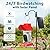 birdsnap® Hummingbird Feeder with Camera Solar Powered, 2K Live Stream AI Bird Identification with 32GB Card Ant Moat Weatherproof WiFi Smart Bird Feeder Camera for Outdoor Birds Watching Gifts