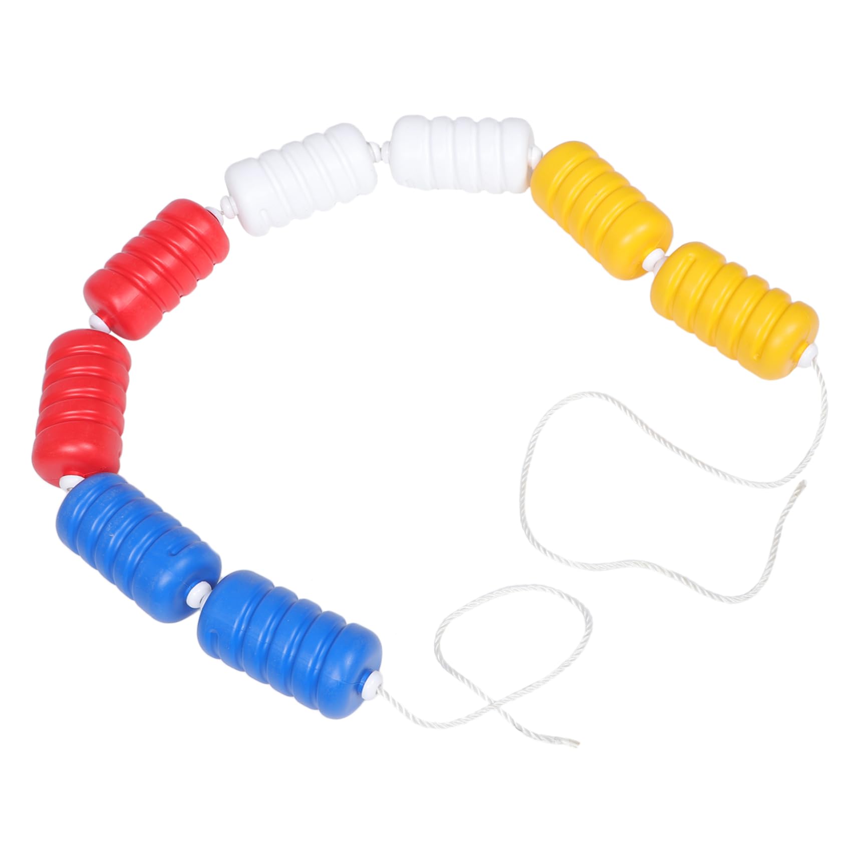 Ligne de Flotteurs Piscine en Plastique pour Séparation de Zones Dangereuses Flotteur Piscine Spiralé Facile à Saisir Ligne Flottante
