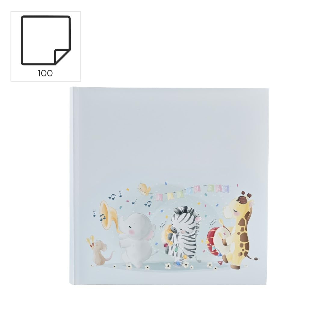 Jumbo album "Animals", 30 x 30 cm, 100 białych stron