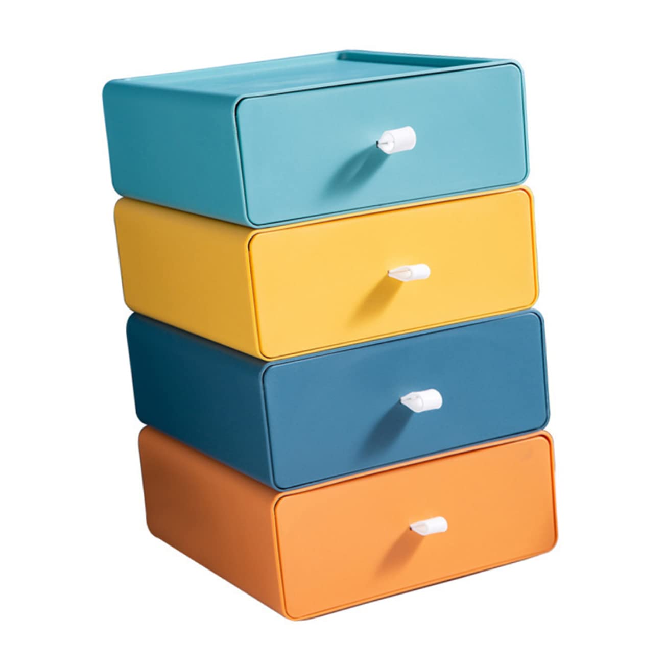 Caja de Almacenamiento de Mesa Cajón, Pp, 4 Piezas