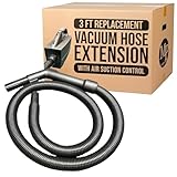 MP Maresh Products Vacuum Cleaner Replacement Hose for Oreck Buster B Compact Handheld Models - Vacuum Hose Extension, Wet Dry Vacuums, Friction Fit Industrial Grade, 3 Feet by 1-1/4 Inch - Black